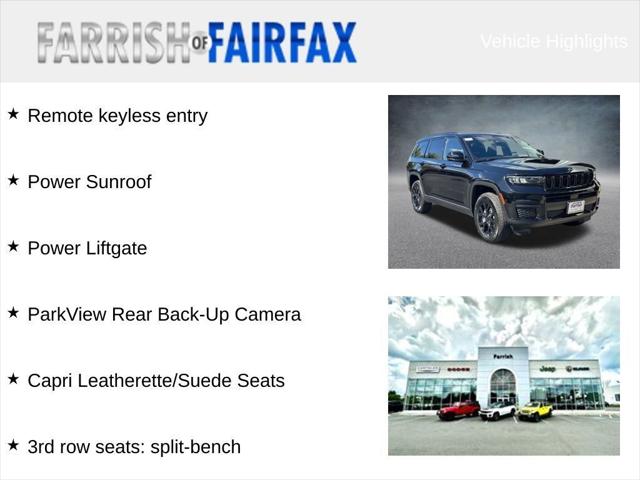 2025 Jeep Grand Cherokee L GRAND CHEROKEE L ALTITUDE X 4X4 2025 Jeep Grand Cherokee L GRAND CHEROKEE L ALTITUDE X 4X4