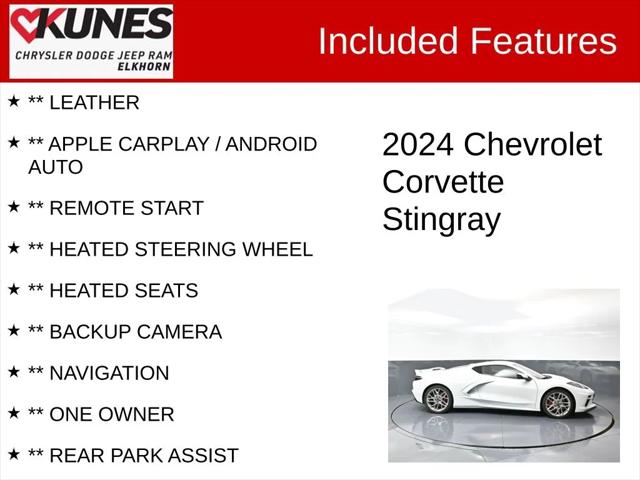 2024 Chevrolet Corvette Stingray RWD Coupe 3LT