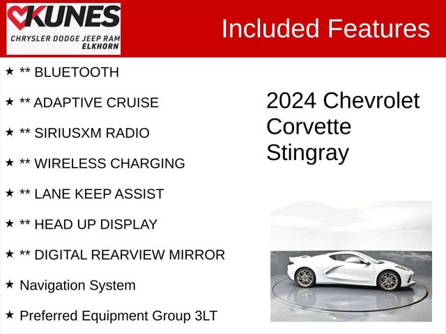 2024 Chevrolet Corvette Stingray RWD Coupe 3LT