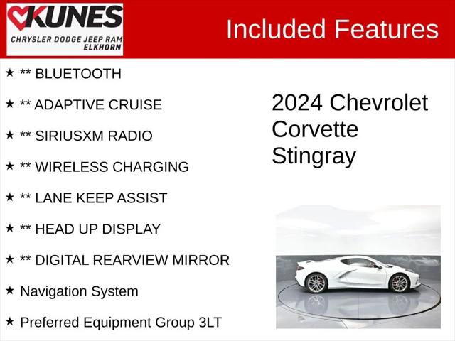 2024 Chevrolet Corvette Stingray RWD Coupe 3LT