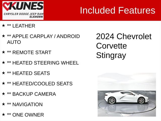 2024 Chevrolet Corvette Stingray RWD Coupe 3LT