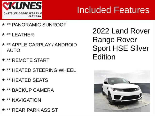 2022 Land Rover Range Rover Sport HSE Silver Edition MHEV