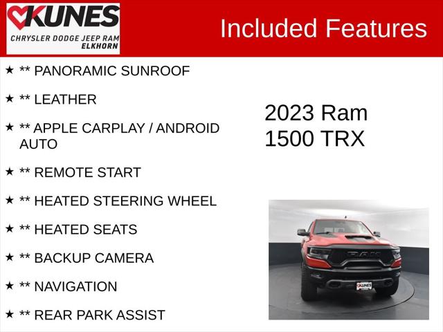 2023 RAM 1500 TRX Crew Cab 4x4 57 Box 2023 RAM 1500 TRX Crew Cab 4x4 57 Box