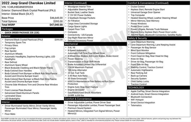 2022 Jeep Grand Cherokee Limited 4x4