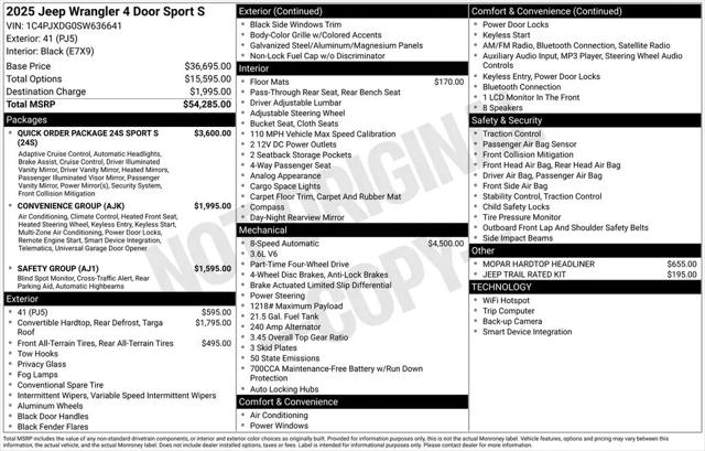2025 Jeep Wrangler 4-Door Summit 4x4