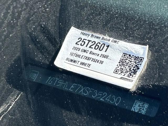 2025 GMC Sierra 2500HD 2WD Double Cab Standard Bed SLE