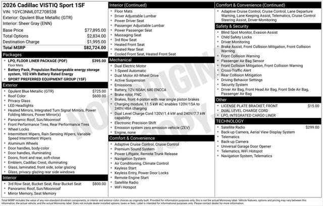2026 Cadillac iQ Sport