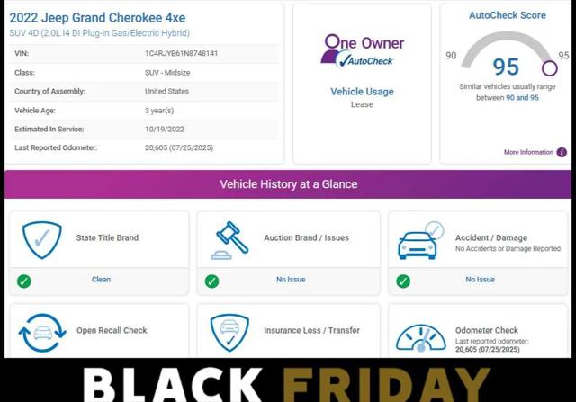 2022 Jeep Grand Cherokee 4xe Limited 4x4 2022 Jeep Grand Cherokee 4xe Limited 4x4