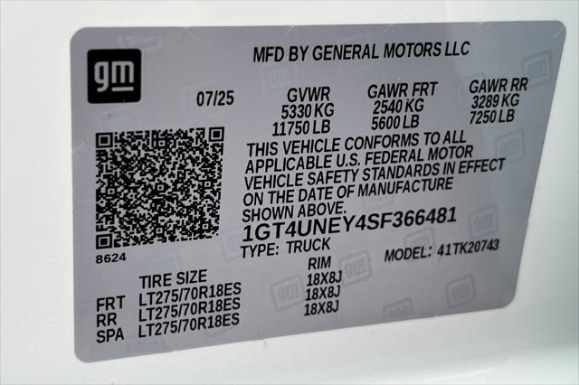 2025 GMC Sierra 2500HD 4WD Crew Cab Standard Bed SLT