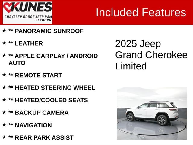 2025 Jeep Grand Cherokee GRAND CHEROKEE LIMITED 4X4