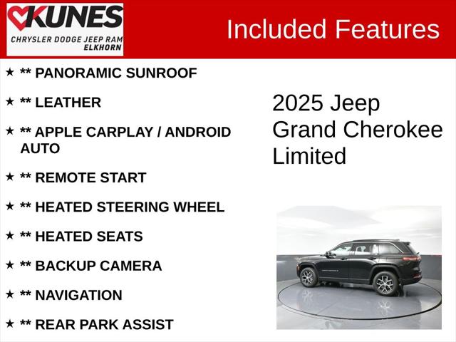 2025 Jeep Grand Cherokee GRAND CHEROKEE LIMITED 4X4 2025 Jeep Grand Cherokee GRAND CHEROKEE LIMITED 4X4