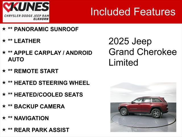2025 Jeep Grand Cherokee GRAND CHEROKEE LIMITED 4X4