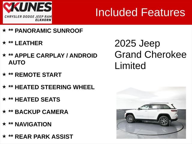 2025 Jeep Grand Cherokee GRAND CHEROKEE LIMITED 4X4 2025 Jeep Grand Cherokee GRAND CHEROKEE LIMITED 4X4