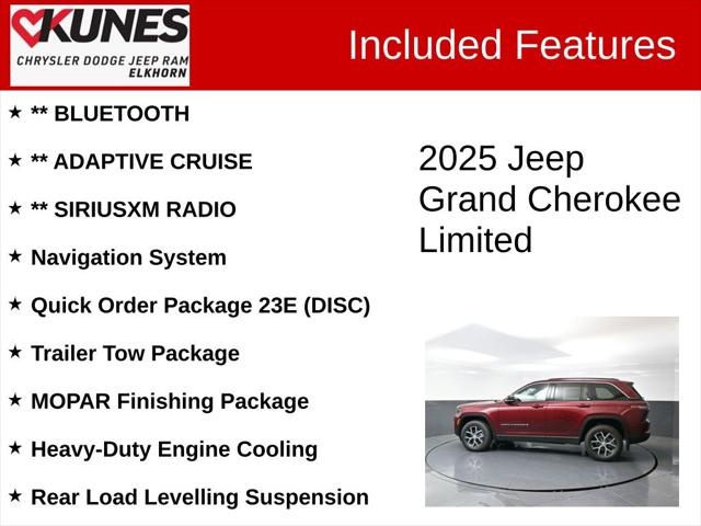 2025 Jeep Grand Cherokee GRAND CHEROKEE LIMITED 4X4 2025 Jeep Grand Cherokee GRAND CHEROKEE LIMITED 4X4