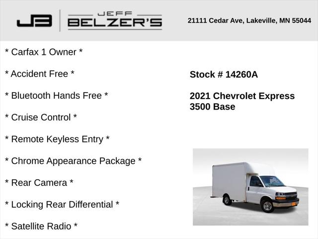 2021 Chevrolet Express Cutaway Work Van