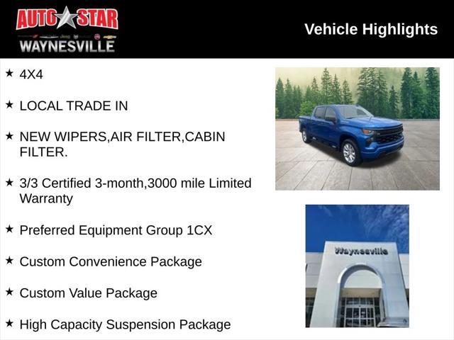 2022 Chevrolet Silverado 1500 4WD Crew Cab Short Bed Custom