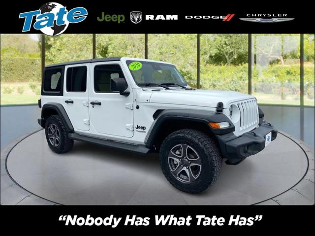 2020 Jeep Wrangler Unlimited Black and Tan 4X4 2020 Jeep Wrangler Unlimited Black and Tan 4X4