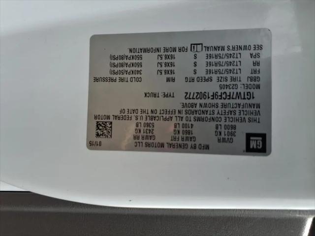 2015 GMC Savana 2500 Work Van