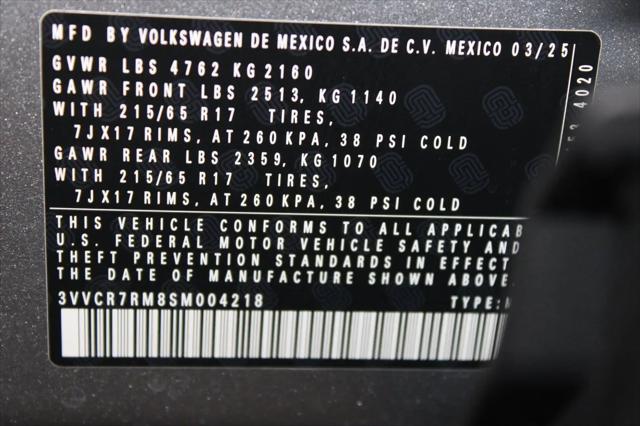 2025 Volkswagen Tiguan 2.0T S