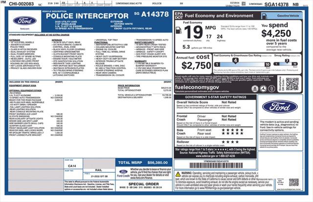 2025 Ford Police Interceptor Utility Base for sale in Elizabethton , TN