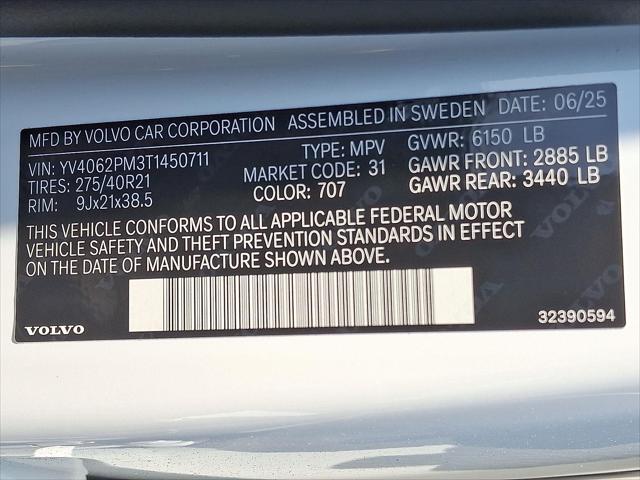 2026 Volvo XC90 B6 Ultra Dark Theme 7-Seater