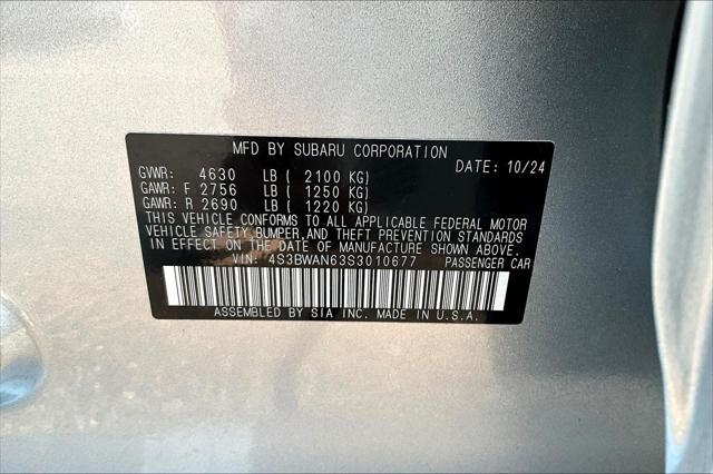 2025 Subaru Legacy Limited
