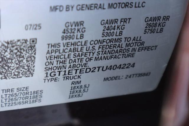 2026 GMC Sierra Extended Range Elevation