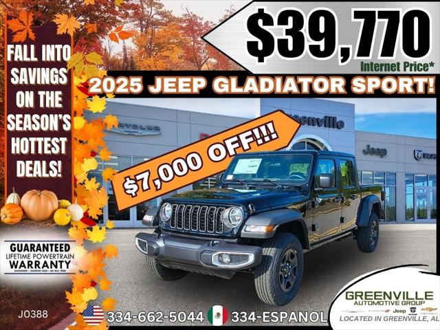 2025 Jeep Gladiator GLADIATOR SPORT 4X4 2025 Jeep Gladiator GLADIATOR SPORT 4X4