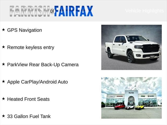 2026 RAM 1500 RAM 1500 BIG HORN CREW CAB 4X4 57 BOX 2026 RAM 1500 RAM 1500 BIG HORN CREW CAB 4X4 57 BOX