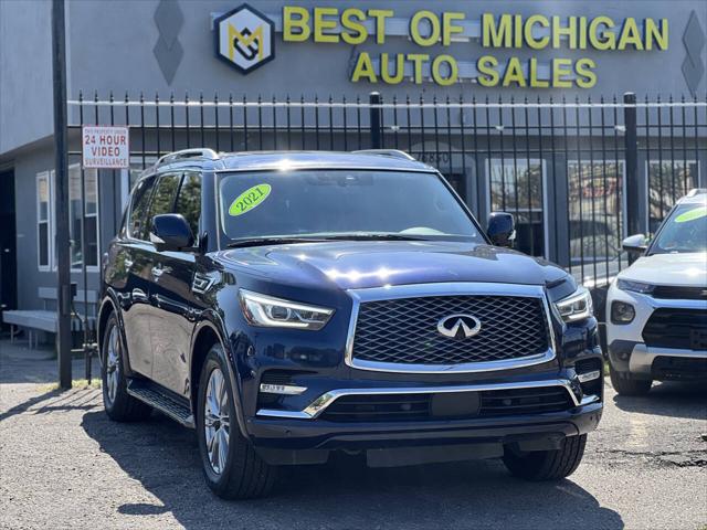 2021 INFINITI QX80 LUXE AWD for sale in Detroit, MI