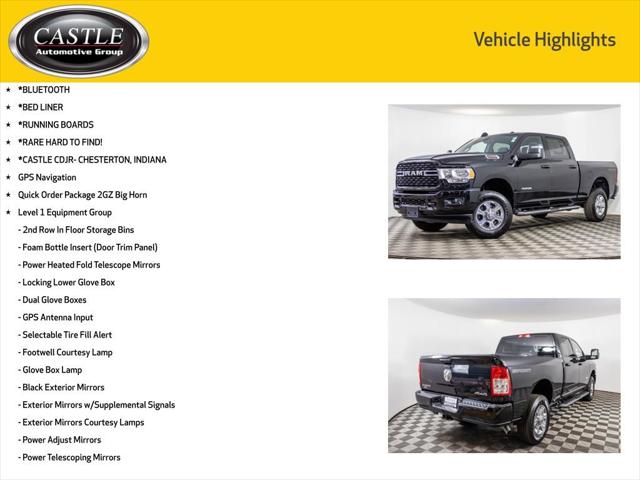 2024 RAM 2500 Big Horn Crew Cab 4x4 64 Box