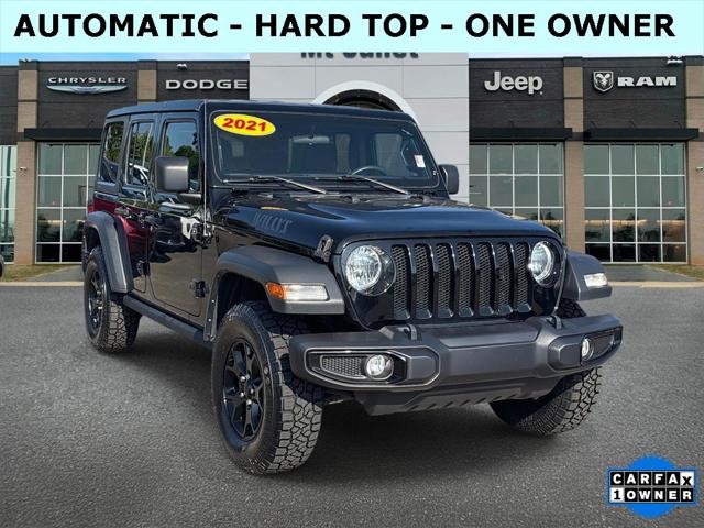 2021 Jeep Wrangler Unlimited Willys Sport 4x4 2021 Jeep Wrangler Unlimited Willys Sport 4x4