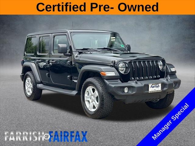 2021 Jeep Wrangler Unlimited Sport S 4x4 2021 Jeep Wrangler Unlimited Sport S 4x4