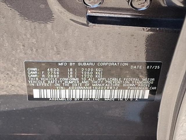 2025 Subaru Legacy Limited