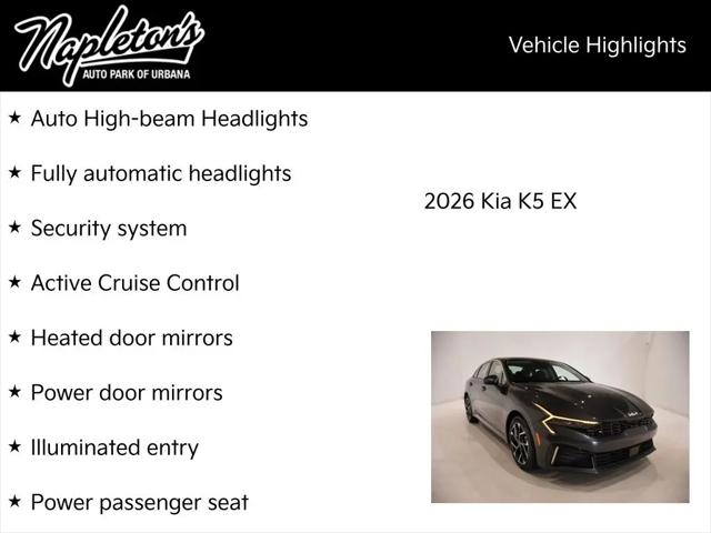 2026 Kia K5 EX