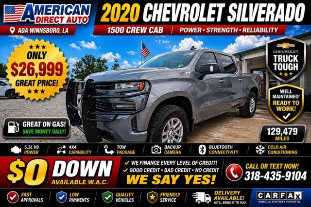 2020 Chevrolet Silverado 1500 4WD Crew Cab Short Bed RST for sale in Winnsboro, LA
