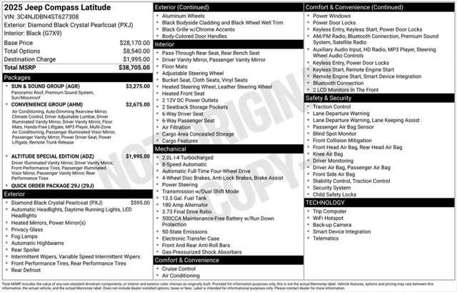 2025 Jeep Compass Latitude 4x4