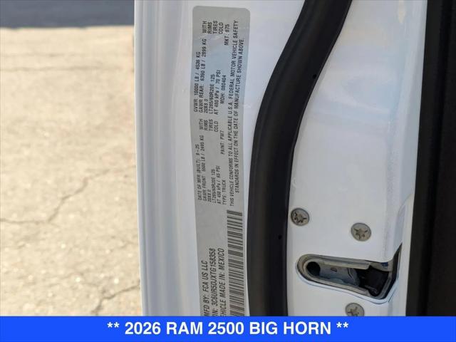 2026 Ram 2500 Big Horn