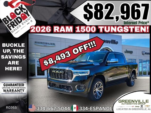 2026 RAM Ram 1500 RAM 1500 TUNGSTEN CREW CAB 4X4 2026 RAM Ram 1500 RAM 1500 TUNGSTEN CREW CAB 4X4