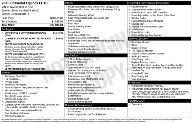 2018 Chevrolet Equinox LT