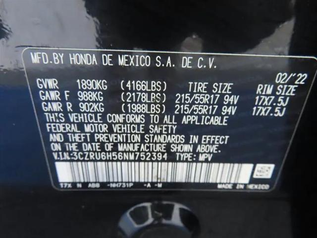 2022 Honda HR-V AWD EX