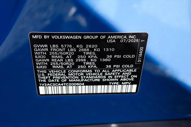2026 Volkswagen Atlas Cross Sport SEL R-Line Black