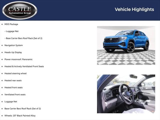 2026 Volkswagen Atlas Cross Sport SEL R-Line Black