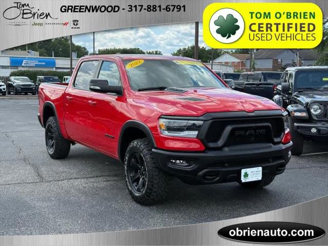2022 RAM 1500 Rebel Crew Cab 4x4 57 Box 2022 RAM 1500 Rebel Crew Cab 4x4 57 Box