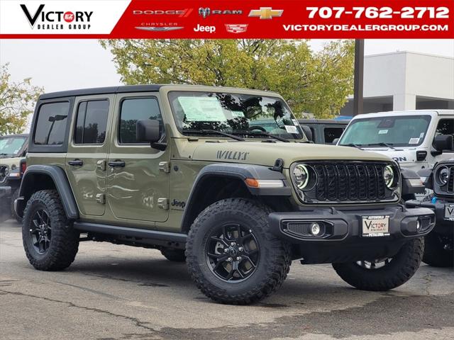 2025 Jeep Wrangler WRANGLER 4-DOOR WILLYS 2025 Jeep Wrangler WRANGLER 4-DOOR WILLYS