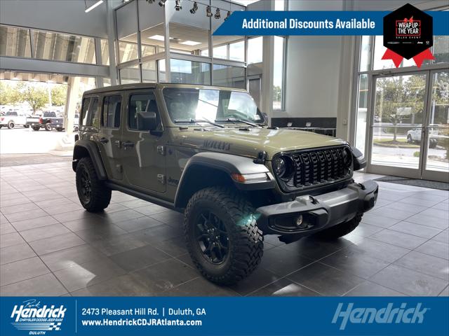 2025 Jeep Wrangler WRANGLER 4-DOOR WILLYS 2025 Jeep Wrangler WRANGLER 4-DOOR WILLYS