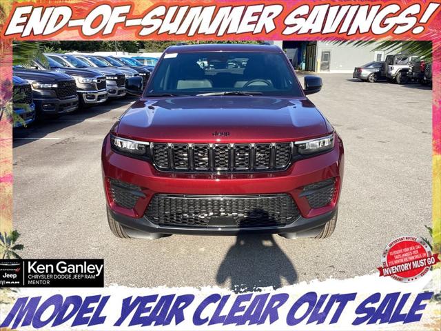 2025 Jeep Grand Cherokee GRAND CHEROKEE ALTITUDE X 4X4 2025 Jeep Grand Cherokee GRAND CHEROKEE ALTITUDE X 4X4
