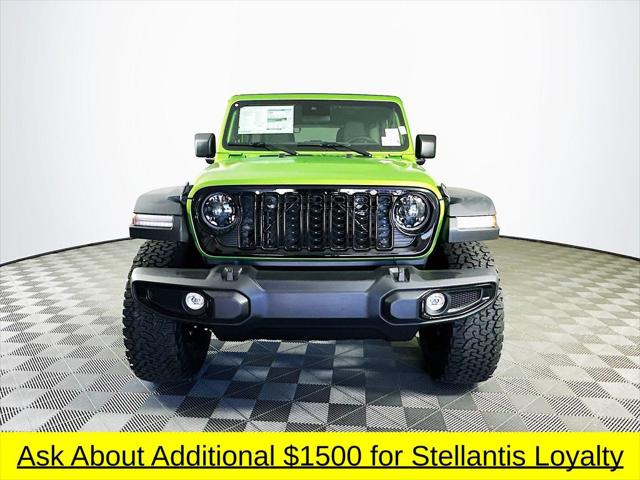 2025 Jeep Wrangler WRANGLER 4-DOOR WILLYS 2025 Jeep Wrangler WRANGLER 4-DOOR WILLYS