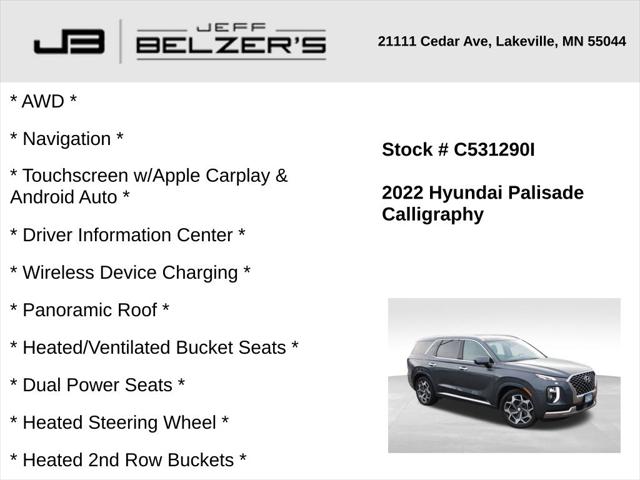 2022 Hyundai Palisade Calligraphy