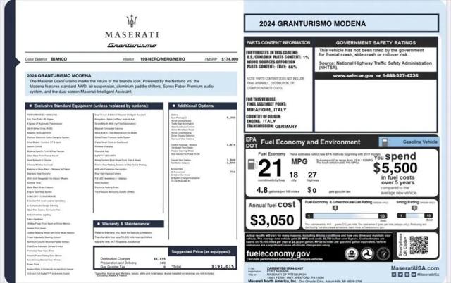 2024 Maserati GranTurismo Modena